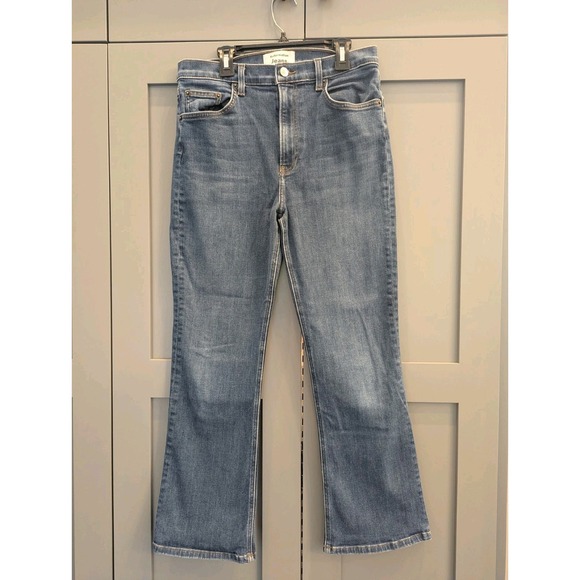 Reformation Denim - Reformation Jeans Jeasie High Rise Cropped Boot 29 Orlando Wash Old Money